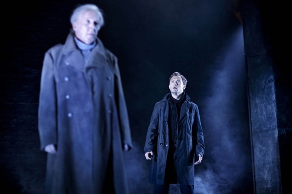 Peter Eyre and Jude Law at 